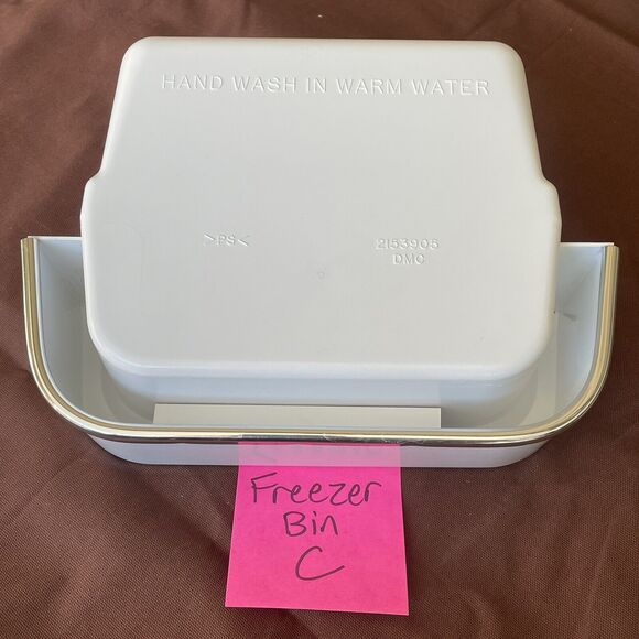 FRIGIDAIRE Side-By-Side Refrigerator White Door Freezer Replace Bin #2153905 C - Picture 5 of 12